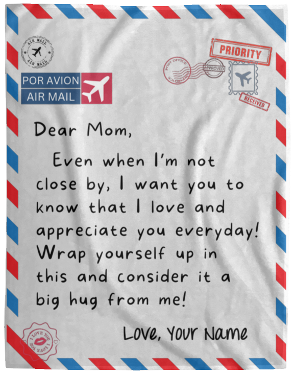 Mom Blanket - Air Mail