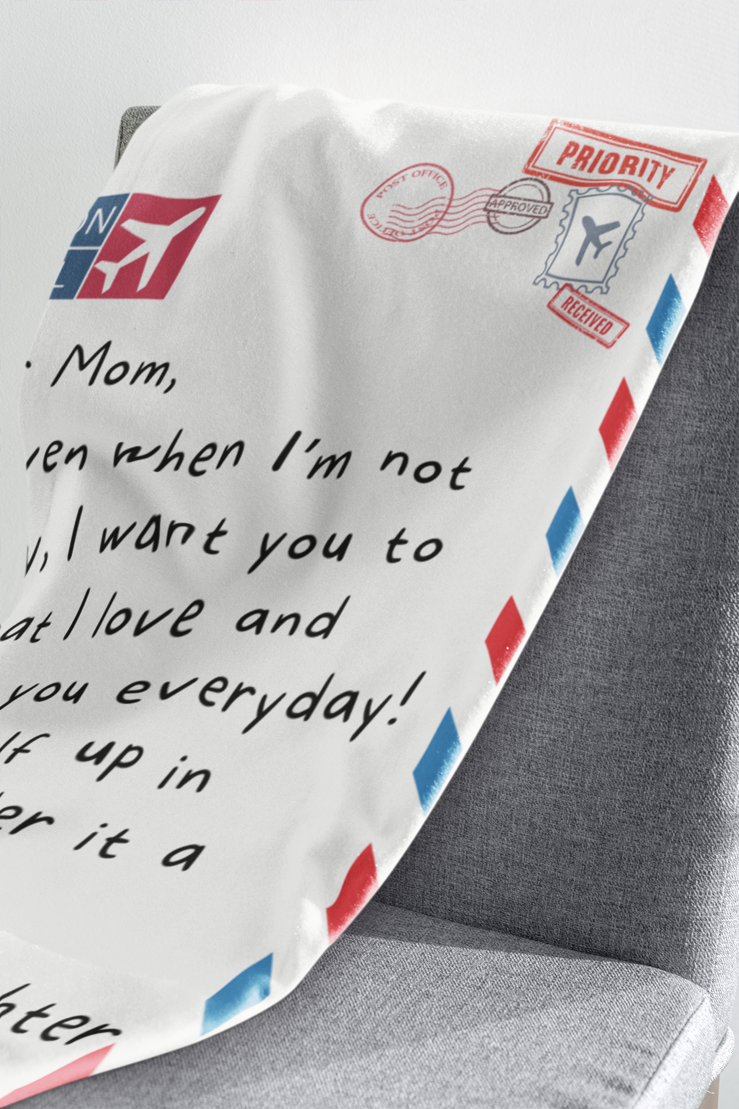 Mom Blanket - Air Mail