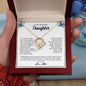 To My Beautiful Daughter | Always Keep Me In Your Heart - Forever Love Necklace