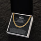 To My Man | I Love You - Cuban Link Chain