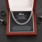 To My Man | I Love You - Cuban Link Chain