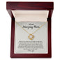 To My Amazing Mom | I Love You - Love Knot Necklace