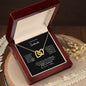 To My Beautiful Soulmate | I Love You Forever & Always - Interlocking Hearts necklace