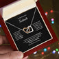 To My Beautiful Soulmate | I Love You Forever & Always - Interlocking Hearts necklace