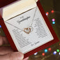 To My Granddaughter | Never Forget That I Love You - Interlocking Hearts necklace