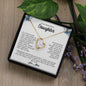 To My Beautiful Daughter | Always Keep Me In Your Heart - Forever Love Necklace