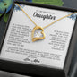 To My Beautiful Daughter | Always Keep Me In Your Heart - Forever Love Necklace